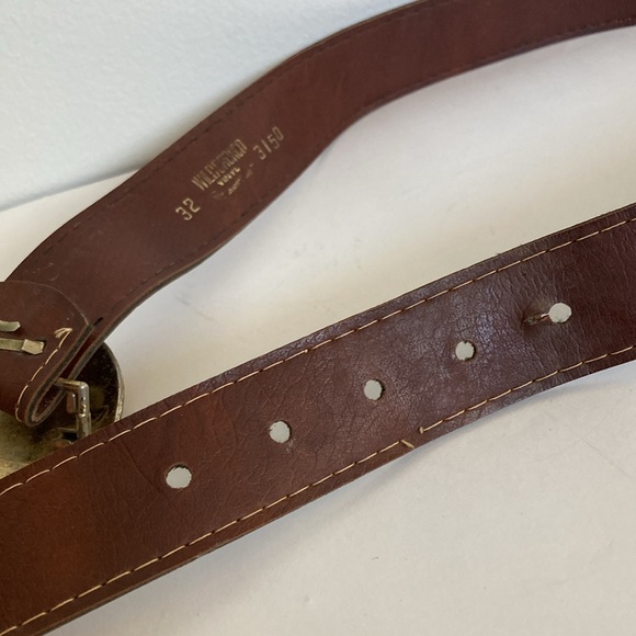 Vintage 1977 Kiss Logo Pacifica Prism Belt Buckle Belt - Picture 8 of 11